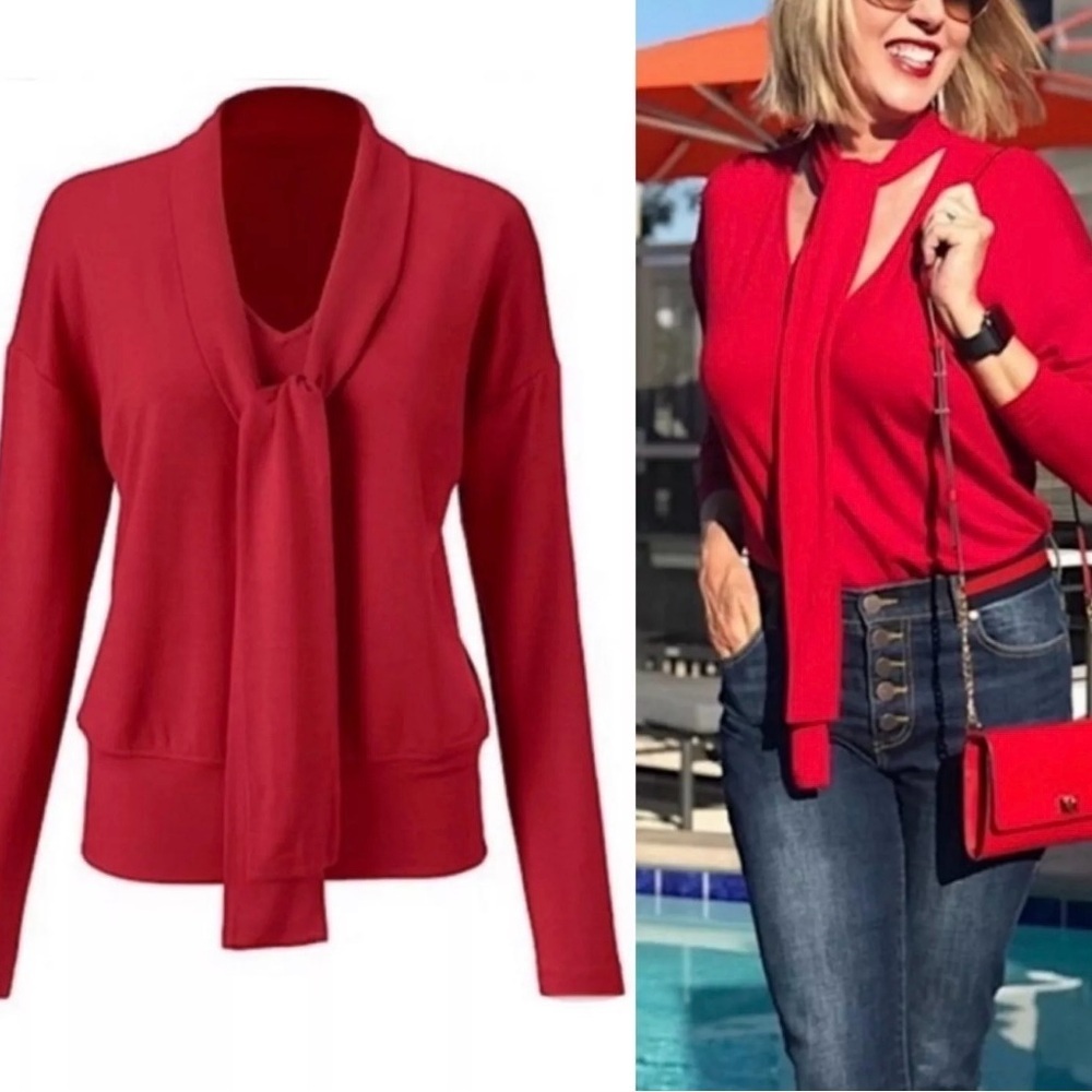 CAbi 3804 Tess Knit Top Size M
